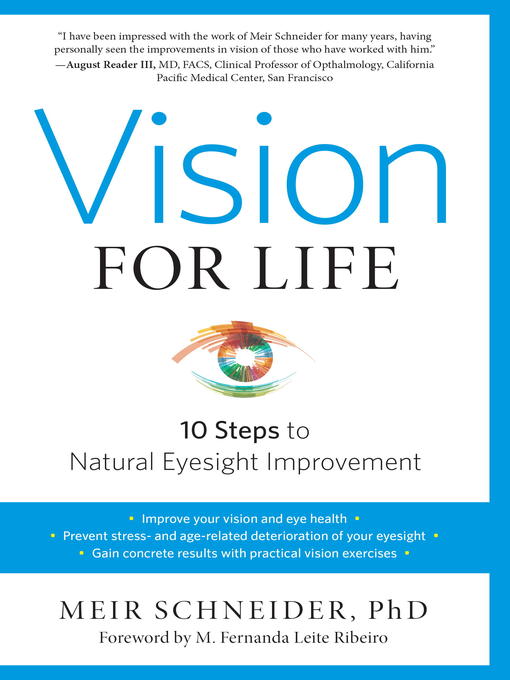 Title details for Vision for Life by Meir Schneider, Ph.D. - Available